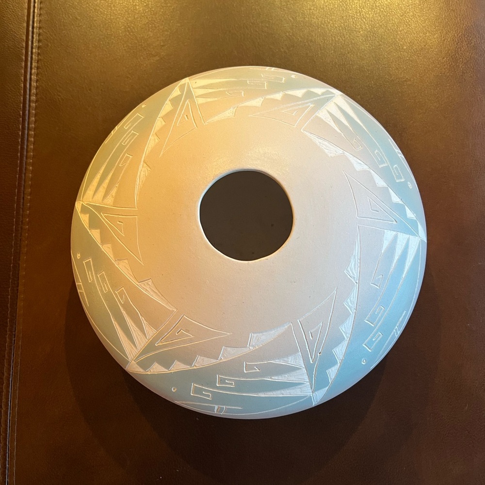 Southwestern handmade ceramic art piece